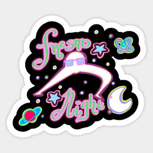 Fresno Night Sticker